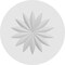 Ekena Millwork Standard Grayson Flower Rosette With Square Edge, 4"W x 4"H x 3/4"P ROSP040X040X075GRY09 - alternate 4